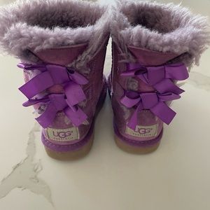 UGG girls purple boots